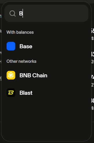 Uniswap Wallet has no context of the Bitcoin chain in the send flow